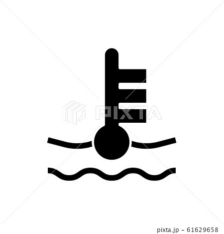 Auto icon temperature sign. Vector eps10 61629658