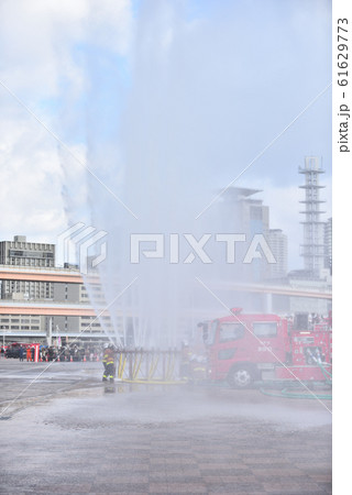 消防出初式 消防団のポンプ操法披露 消防出初式 消防団のポンプ操法披露 61629773
