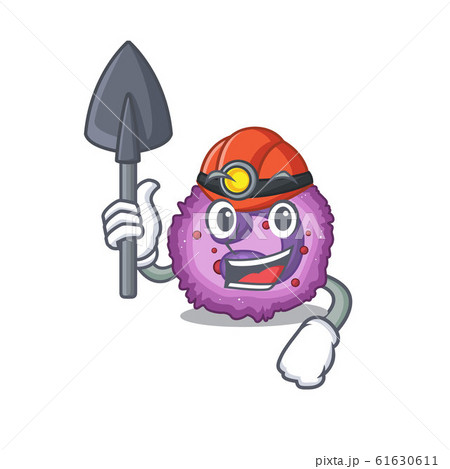 Cool clever Miner eosinophil cell cartoon character design Cool clever Miner eosinophil cell cartoon character design 61630611