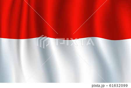 Indonesian national flag, red and white