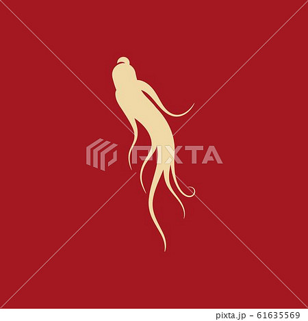 Ginseng vector icon illustration 61635569