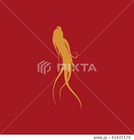 Ginseng vector icon illustration 61635570