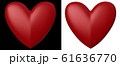 Red Heart on White and Black 61636770
