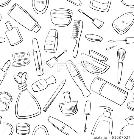 Cosmetics, Seamless 61637024