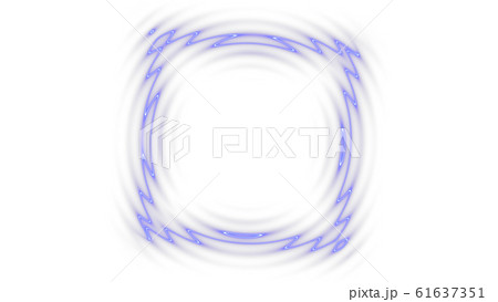 CGレーザー　揺れるスクエアのフレーム 61637351