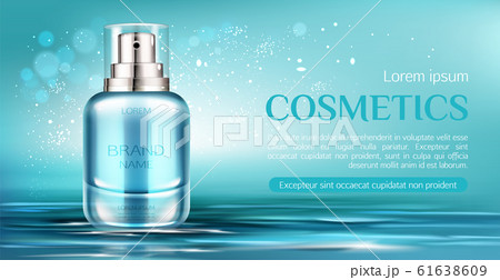 Cosmetic spray bottle mockup banner beauty product 61638609
