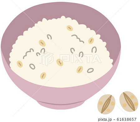 米・ご飯/押し麦＊主線なし 61638657