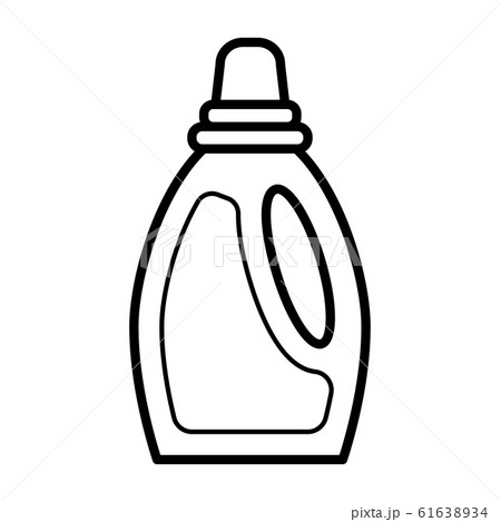 Icon with liquid washing powder. Vector symbol Icon with liquid washing powder. Vector symbol 61638934