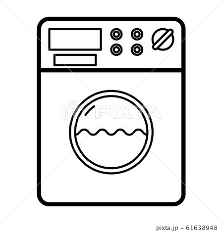 Icon with washer. Vector symbol illustration. Icon with washer. Vector symbol illustration. 61638948