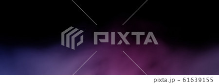 Abstract multicolor fog and smoke on black color 61639155