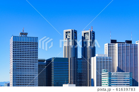都庁 東京都庁 東京 日本 風景 都市風景 首都圏 ランドマーク 【公道から撮影】 都庁 東京都庁 東京 日本 風景 都市風景 首都圏 ランドマーク 【公道から撮影】 61639783