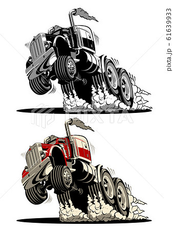 Cartoon semi truck Cartoon semi truck 61639933