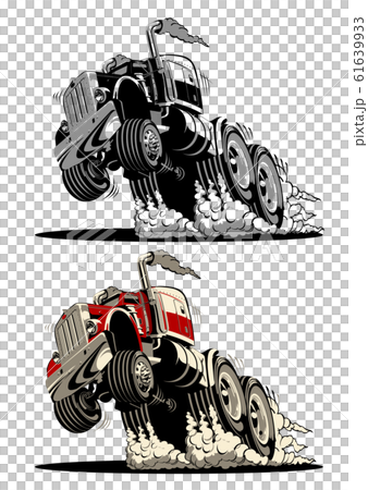 Cartoon semi truck Cartoon semi truck 61639933