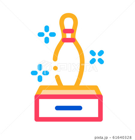 Sparkle Skittle Icon Vector Outline Illustration 61640328