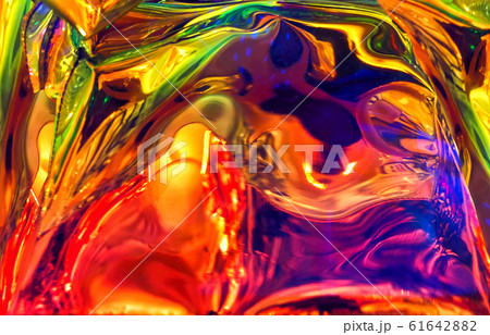 Holographic neon colors surface foil background Holographic neon colors surface foil background 61642882