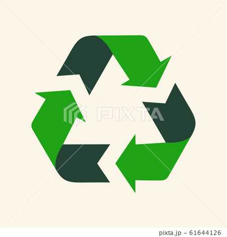 Recycle reuse arrows  - ecology icon collection 61644126