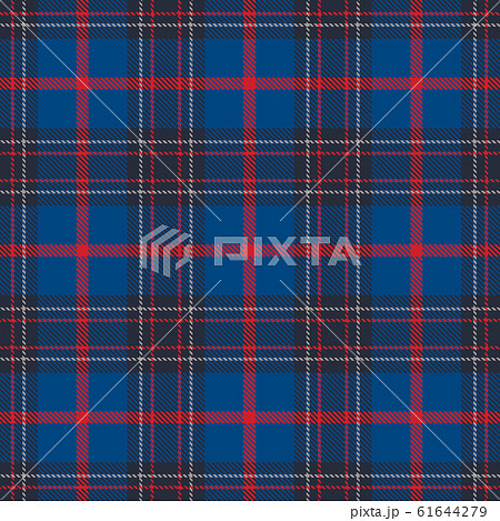 Classic Blue  Tartan  Plaid  Seamless Pattern. 61644279