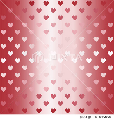 Striped glowing heart pattern. Seamless vector 61645050