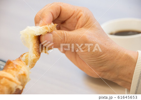 パンをちぎる 61645653