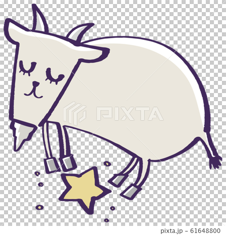 山羊座　１２星座 イラスト 61648800