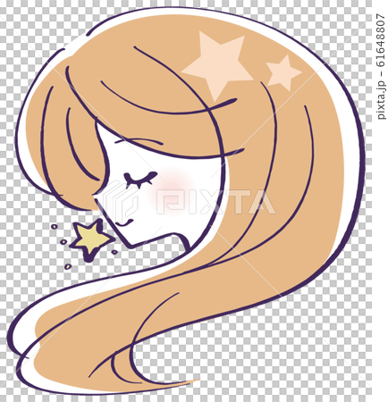 黄道十二星座-おとめ座 イラスト素材 [ 6865182 ] - フォト