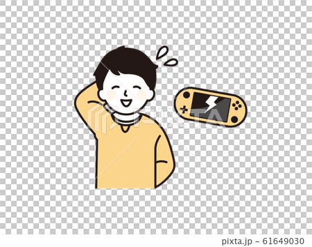 The boy who broke the game console 61649030