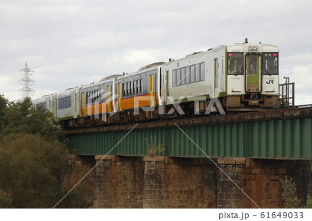 磐越西線キハ110+キハE120 磐越西線キハ110+キハE120 61649033
