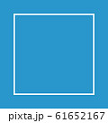 White square frame on a blue background. vector illustration. 61652167