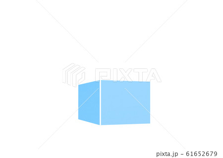 シンプルなデザインの箱 カラーボックス 段ボール箱 ギフト プレゼント 荷物など のイラスト素材