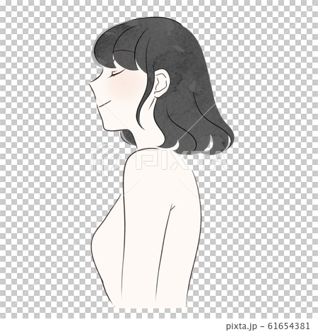 Profile woman Profile woman 61654381