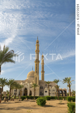 One of the main mosques in touristic city of Sharm One of the main mosques in touristic city of Sharm 61655694