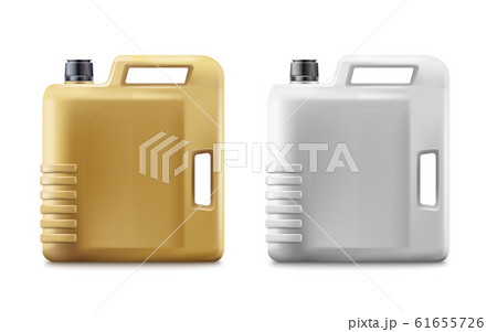 Canisters for food and chemical products set of vector illustrations isolated. 61655726