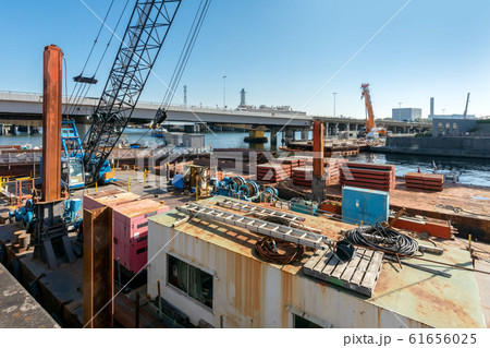 護岸工事 61656025