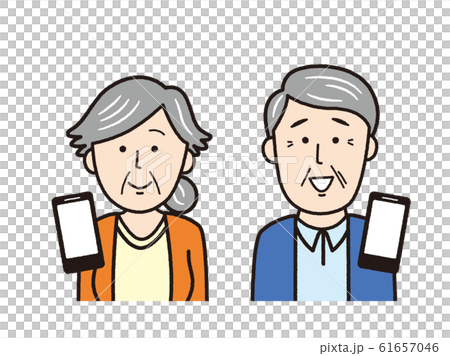 Sumaho and senior couple 61657046