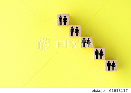 人口の減少イメージ 61658157