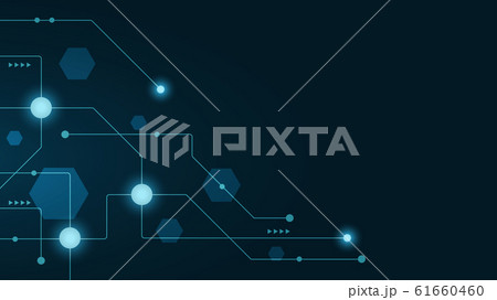 Abstract geometric connect lines and dots.Simple technology graphic background.Illustration Vector design Network and Connection concept. 61660460