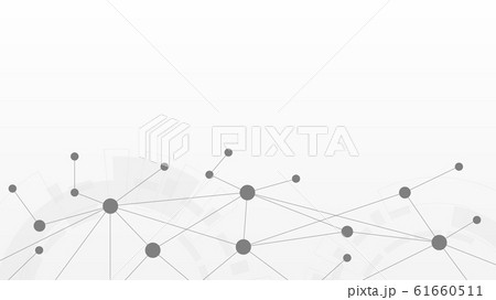Abstract geometric connect lines and dots.Simple technology graphic background.Illustration Vector design Network and Connection concept. 61660511