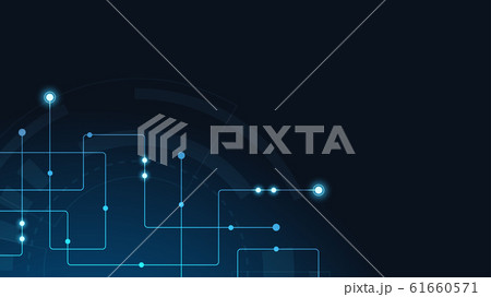 Abstract geometric connect lines and dots.Simple technology graphic background.Illustration Vector design Network and Connection concept. 61660571