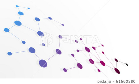 Abstract geometric connect lines and dots.Simple technology graphic background.Illustration Vector design Network and Connection concept. 61660580