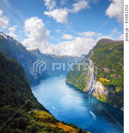 Breathtaking view of Sunnylvsfjorden fjord 61661352