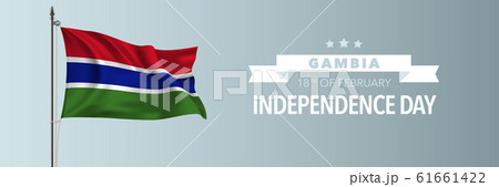 Gambia happy independence day greeting card, banner vector illustration Gambia happy independence day greeting card, banner vector illustration 61661422