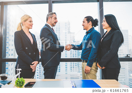 Business partnership meeting handshaking concept. 61661765