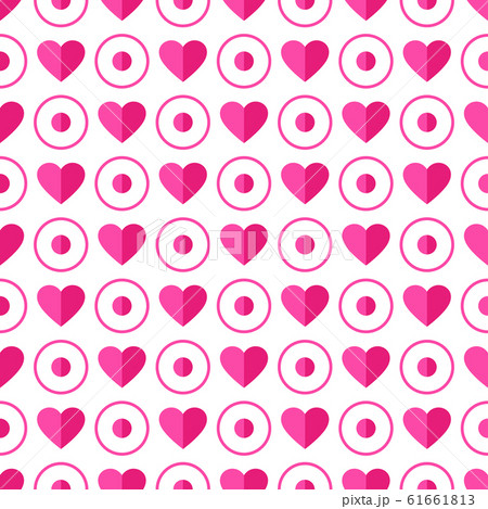 heart seamless pattern love valentine day romantic 61661813