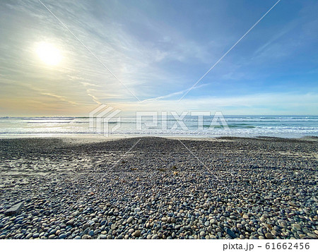 Torrey Pines State Beach before sunset twilight 61662456