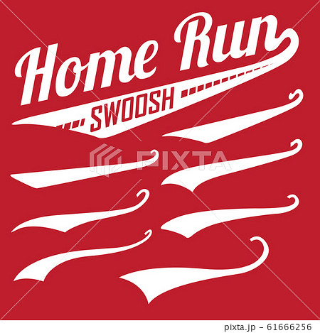 Vector Swooshes, Swishes, Whooshes, and Swashes - Stock Illustration  [61666256] - PIXTA