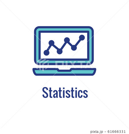 Digital Health Icon w Wearable Technology or 61666331