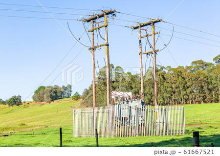 Electricity Power Transformer Unit Countryside Electricity Power Transformer Unit Countryside 61667521