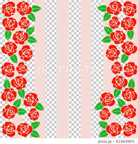 Red rose striped background 61669905
