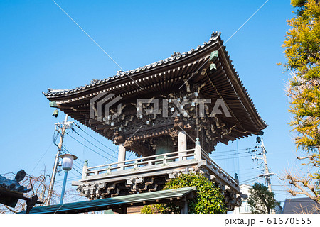 柴又帝釈天 題経寺 大鐘楼 (東京都葛飾区) 2020年1月現在 柴又帝釈天 題経寺 大鐘楼 (東京都葛飾区) 2020年1月現在 61670555