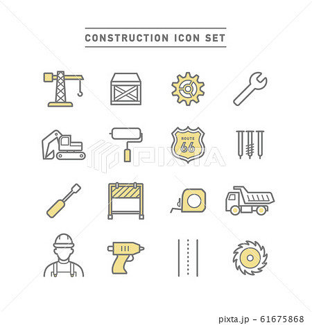 CONSTRUCTION ICON SET CONSTRUCTION ICON SET 61675868